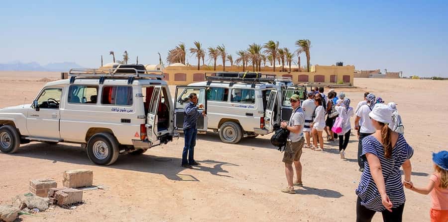 Makadi Bay: Mega Tour Jeep, ATV, Buggy, Camel, Dinner & Show - Bedouin village lunch, camel ride, and tea breaks