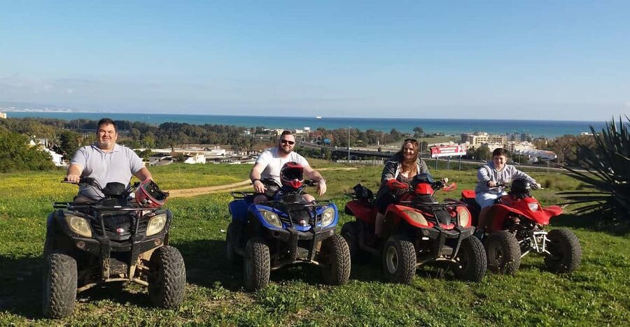 Malaga: Land and River Guided Quad Tour 1-Hour (2-Persons) - Getting started at Cam. Puente del Rey: what the first 20 minutes feel like