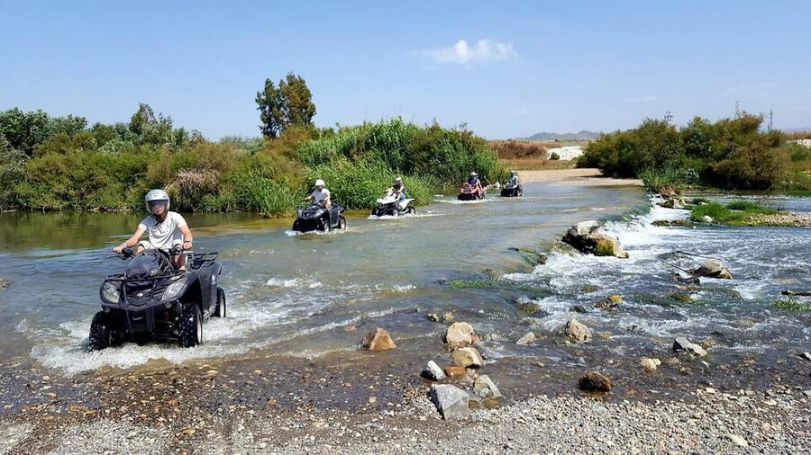Malaga: Land and River Guided Quad Tour 1-Hour (2-Persons) - The secret stop: short, scenic, and very quad-friendly