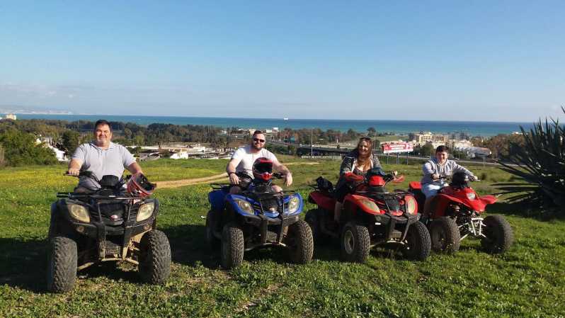 Malaga: Land and River Guided Quad Tour 1-Hour (2-Persons) - Warm-up riding: paved paths first, then forest trails