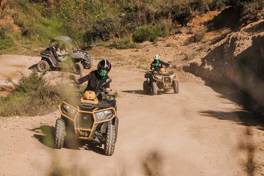 Málaga: Off-Road 2-Hour Tour by 2-Seater Quad in Mijas - Sierra de Mijas, Valtocado Views, Fuente del Becerril: Stop-by-Stop Magic