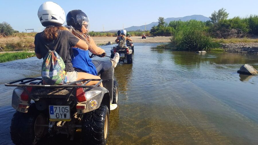 Málaga: Off-Road 2-Seater Quad Tour through Land and River - Asphalt to dirt roads: how the route builds your confidence
