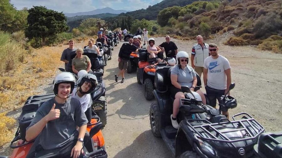 Malia: Off-Road Quad Safari Tour with Lunch and Transfers - Sisi Beach Ending: Brunch, BBQ, and a Crystal-Clear Dip