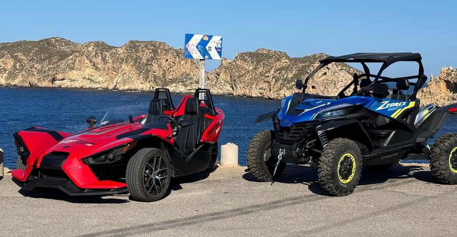 Mallorca: Formula Car and Buggy combo tour - Calvià coast to Malgratz Island: your first sea-view payoff