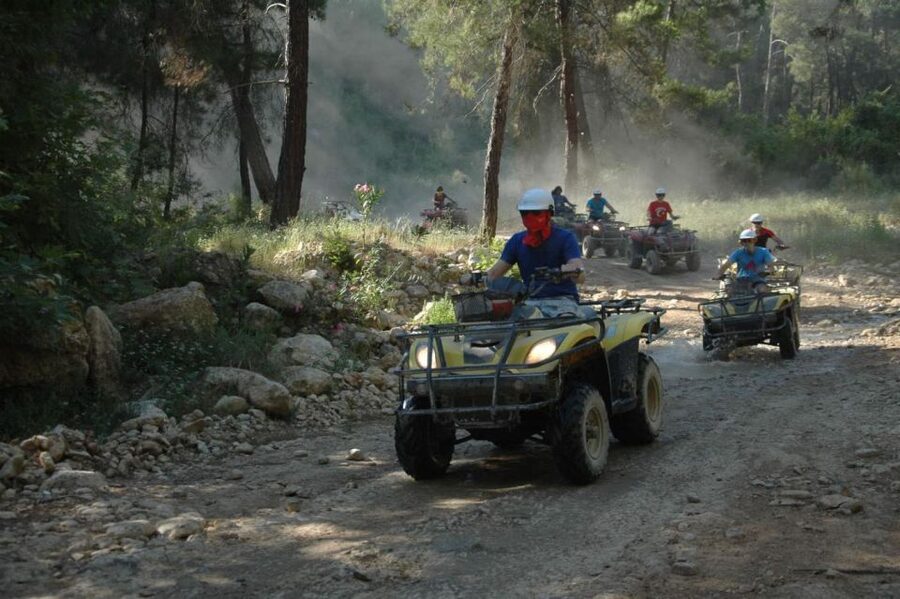 Marmaris: Off-Road Quad Safari with Transfer - Safety briefing, helmets, and test laps on the special track