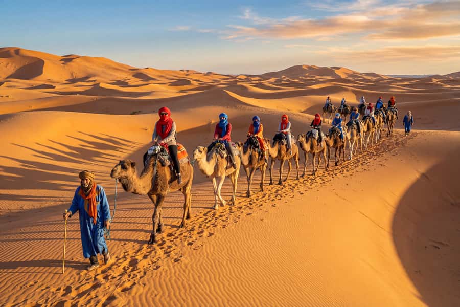 Marrakech: 3-Day Merzouga Desert Tour Camel & Sandboarding - Road From Marrakech: High Atlas Views, Tizi n’Tichka, and Ait Ben Haddou