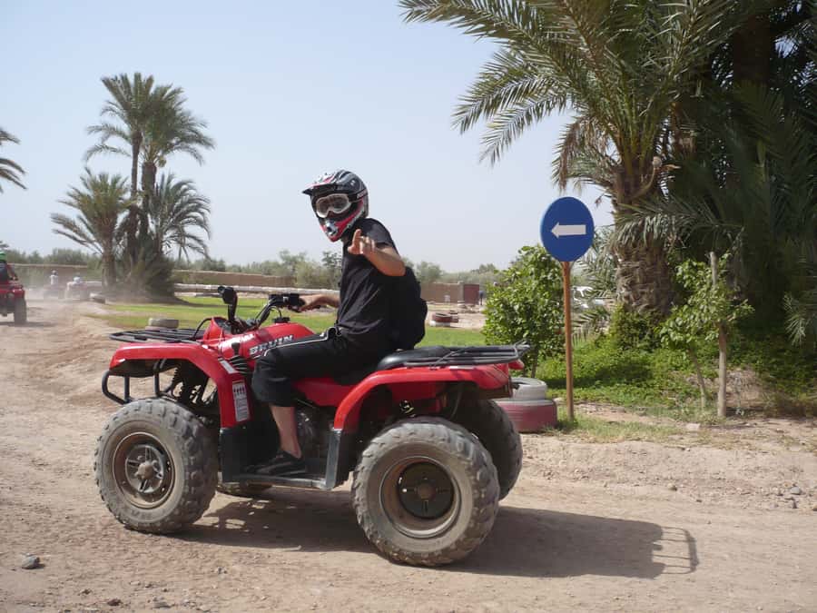 Marrakech: 3-Hour Quad Bike Adventure - From Your Riad To The Palmeraie: The Best Part Is How Fast It Starts