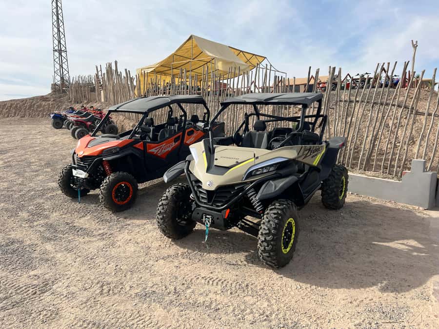 Marrakech: Agafay Desert Buggy bike 1000cc, Tea & Transfer - Riding the 1000cc buggy: how the guide makes it beginner-friendly