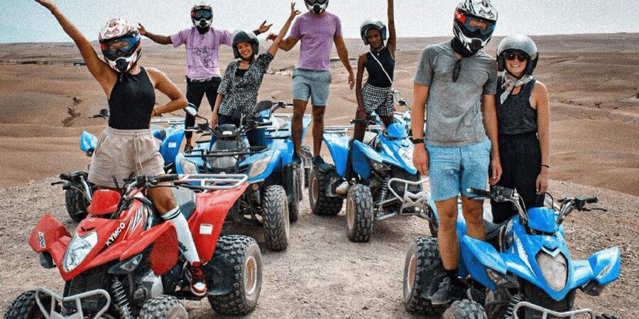 Marrakech: Agafay Desert Buggy bike 1000cc, Tea & Transfer - Vehicle setup and group comfort