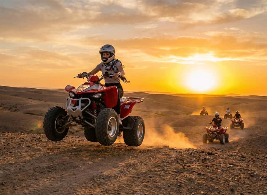 Marrakech: Agafay Desert: Camel ride Quad Bike, Dinner show - The Desert Pool Reset: Views, Cooling Off, and Timing
