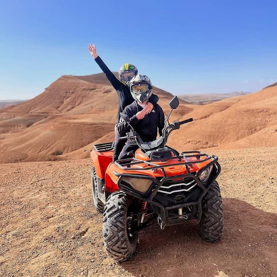 Marrakech: Agafay Desert Camel Ride & Quad with Dinner Show - Sunset in Agafay: The Atlas Mountains Give It Drama