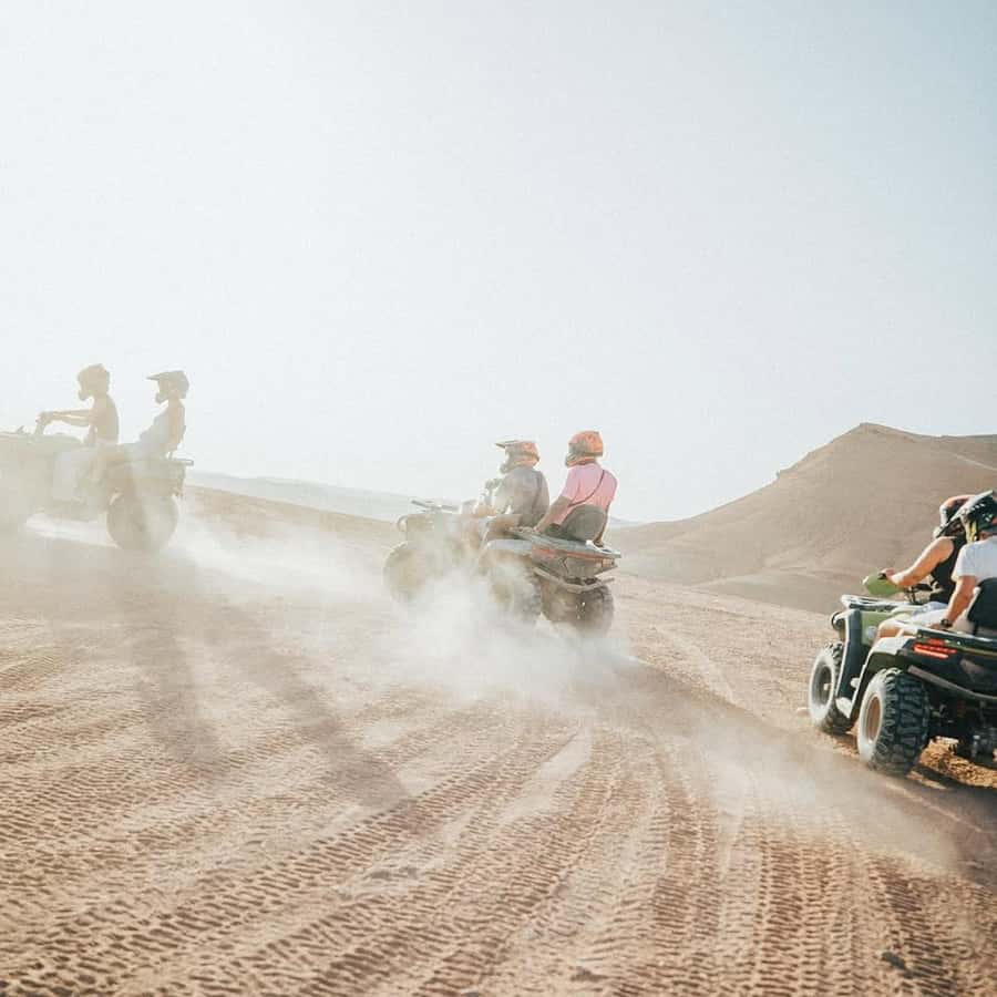 Marrakech: Agafay Desert Camel Ride & Quad with Dinner Show - Dinner Under the Stars: Tagine, Couscous, Drums, and Fire