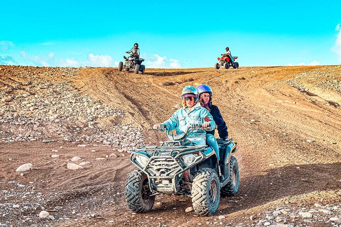 Marrakech: Agafay Desert Quad Biking & Camel Trek & Dinner & Show - Quad Biking for 40 Minutes: What You Really Get for the Money