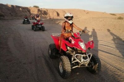 Marrakech: Agafay Desert Quad Biking & Dinner Show - Pickup and getting out of the city without losing your day