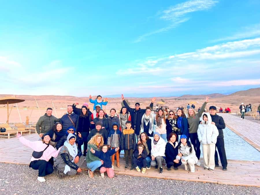 Marrakech: Agafay Desert Quad Biking & Dinner Show - Sunset and dinner: what you should expect after the ride