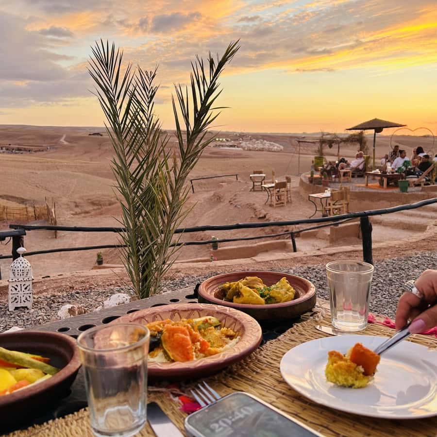 Marrakech: Agafay Desert Quad Camel Rides, Pool, Dinner Show - Sunset camel ride: the slower highlight with photo power