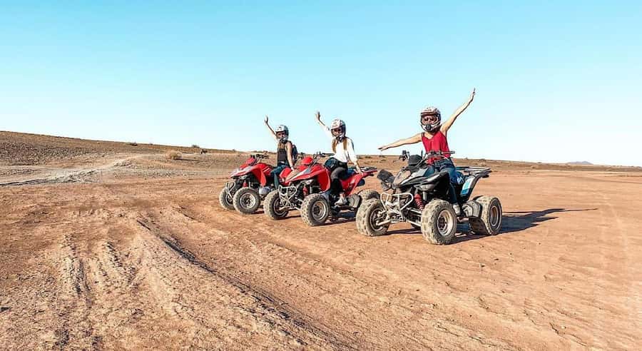 Marrakech: Agafay Desert Quad Camel Rides, Pool, Dinner Show - Desert pool time: a rare cool-down that actually helps