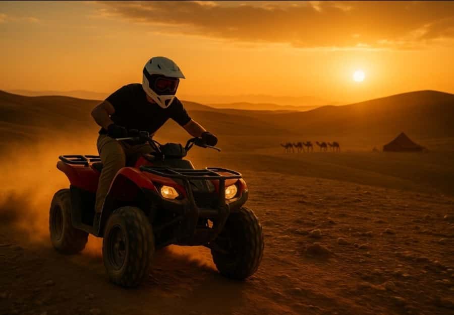 Marrakech: Agafay Desert Quad & Camel Rides with Dinner Show - Argan Oil Women’s Cooperative: the most grounded stop of the day