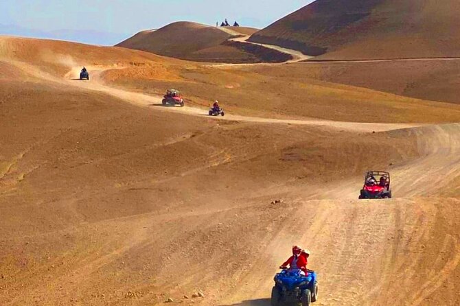 Marrakech: Agafay Desert Tour ,Camel Ride&quad bike and Dinner - Getting From Marrakech: Pickup, Vehicle Comfort, and How Long It Takes