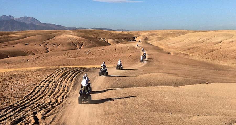 Marrakech: Agafay Dinner Show with Quad/Camel Ride and Pool - Dinner Under the Stars: Tagine, Salads, and Dessert