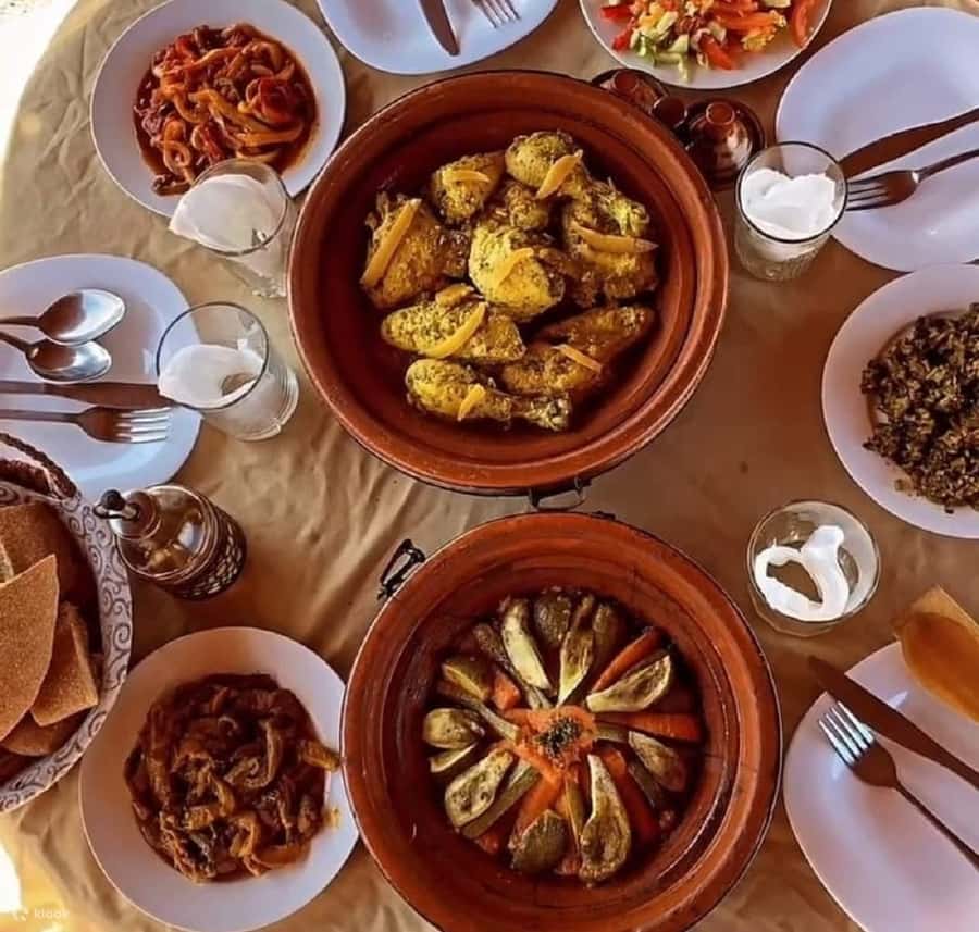 Marrakech: Agafay Dinner Show with Quad/Camel Ride and Pool - The Camp Welcome: Tea, Pastries, and a Place to Unwind