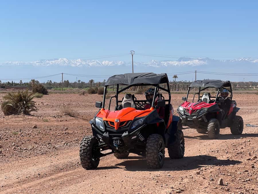 Marrakech Buggy Palmerie and Desert - Berber village moments and Atlas Mountain views on the route