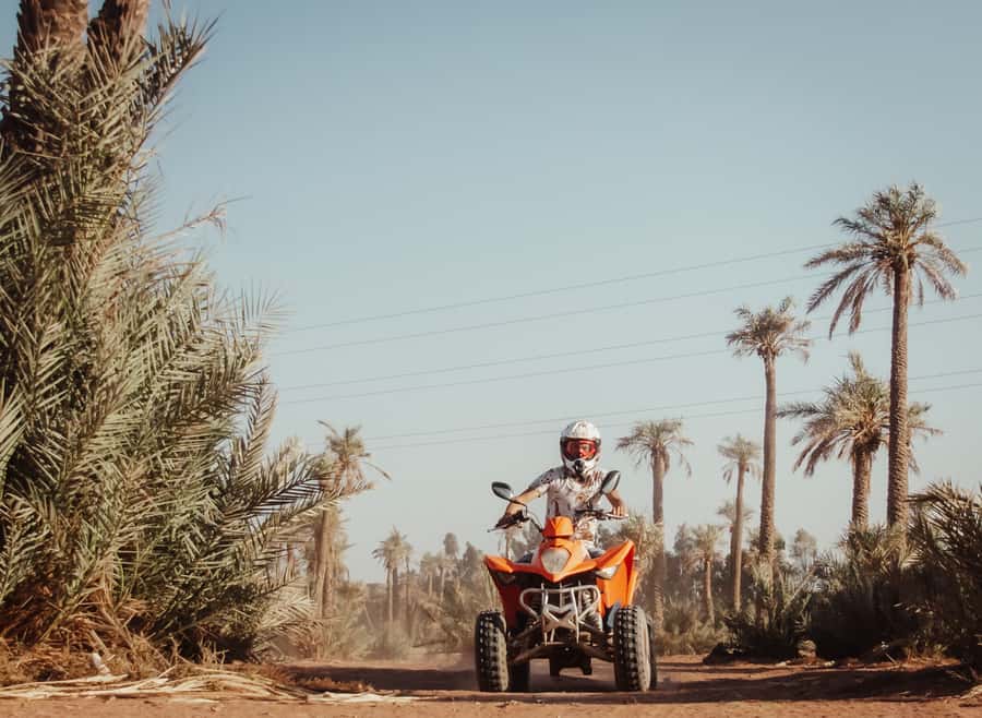 Marrakech: Desert and Palm Grove Quad Tour with Tea - Optional Camel Ride: When Slower Beats Faster