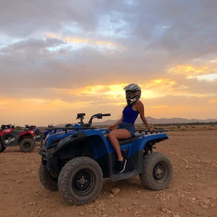 Marrakech: Desert and Palm Grove Sunset Quad Tour with Tea - Getting Picked Up in Marrakech (And Why It Matters)