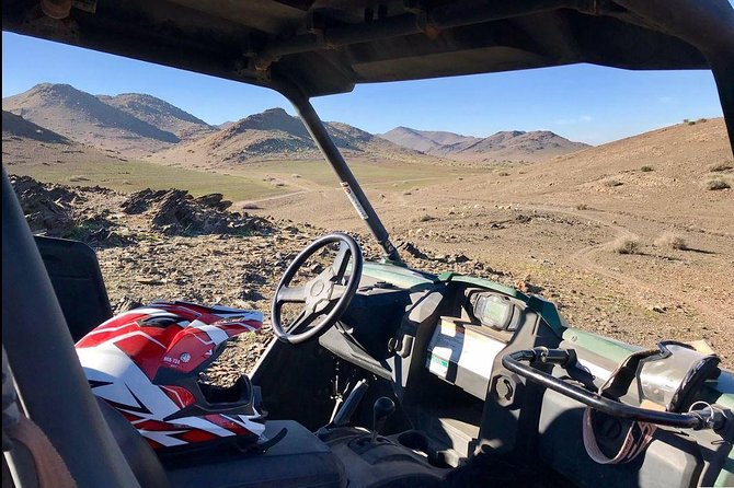 Marrakech Desert Buggy Tour Including Berber Tea Break and transfer - On the Buggy: Pace Control, Dirt Trails, and Photo Moments