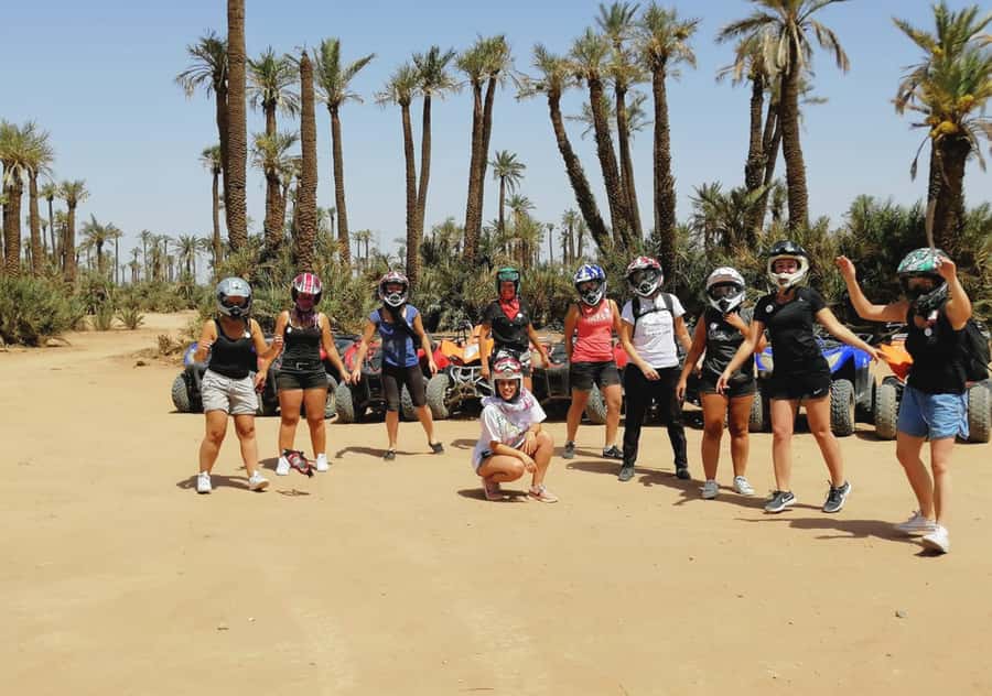 Marrakech Desert & Palm Grove Quad Bike Tour - Finishing back at base camp: what you do after the ride