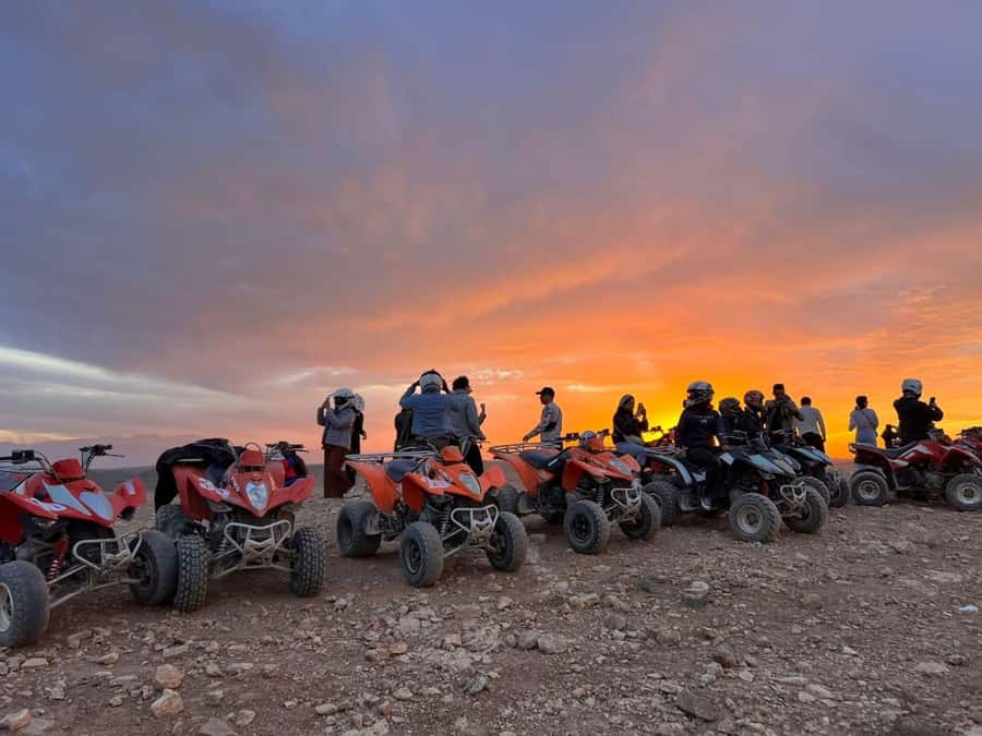 Marrakech: Desert Quad Bike Tour with Tea & Optional Dinner - The camp pause: Moroccan mint tea and breathing space