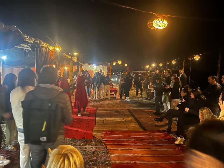 Marrakech: Desert Quad Bike Tour with Tea & Optional Dinner - Optional dinner: tajine, music, and the fire-show finale
