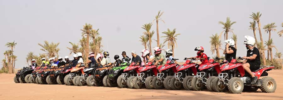 Marrakech:excursion quad in Oasis palm & jbilat desert,tea - Quad and Buggy Riding: Getting Comfortable Fast