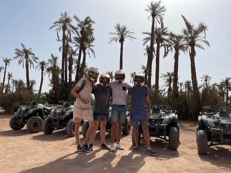 Marrakech, explore the palm grove desert by quad bike - Hotel pickup and the safety briefing that actually matters