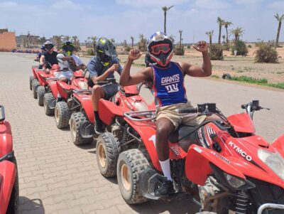 Marrakech: Guided Quad Bike and Camel Ride Tour with Tea - Quad bike training, helmets, and the safety vibe that matters