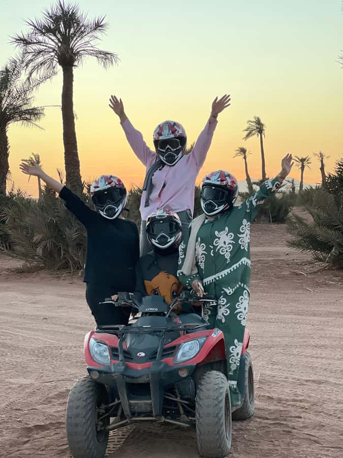 Marrakech: Palm Grove and Jbilat Desert Quad Bike Tour - Tea stop and photo breaks: why those pauses are worth it