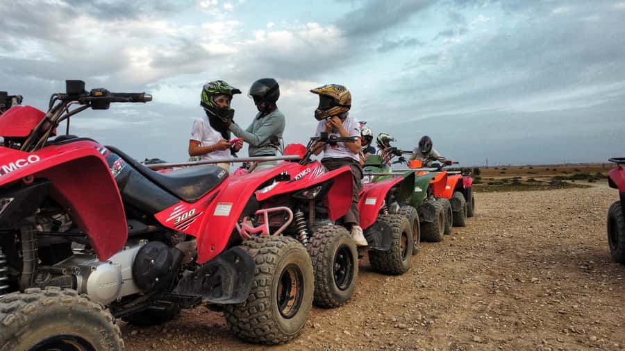 Marrakech: Palmeraie Guided Quad Biking Tour with Tea - Stop Two: Tea Break with Snacks and a Moroccan Pause
