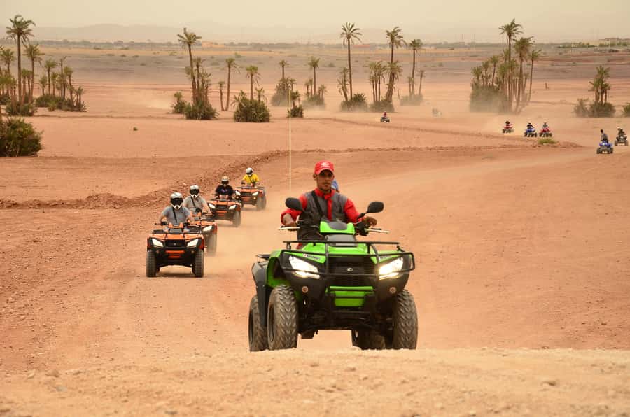 Marrakech: Palmeraie Guided Quad Tour with Tea Break - Getting Picked Up in Marrakech: Timing and What to Wear