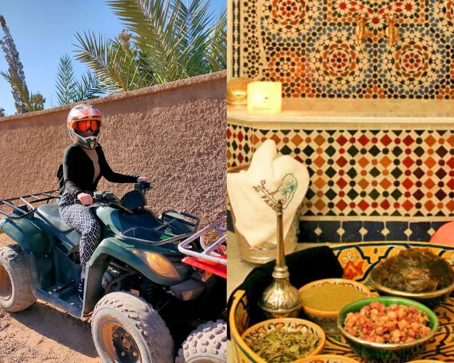 Marrakech: Palmeraie Quad Bike & Traditional Moroccan Spa - Hotel pickup and smooth handoffs inside Marrakech