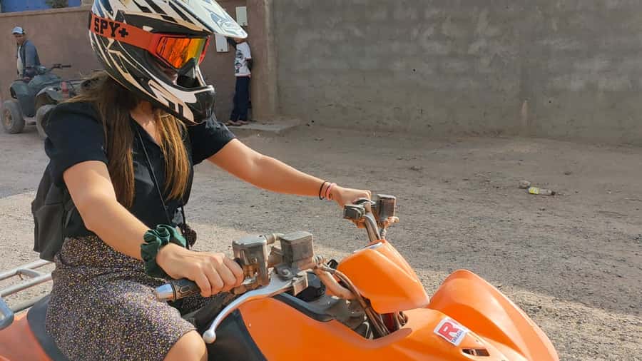 Marrakech: Palmeraie Quad Bike & Traditional Moroccan Spa - The Berber village mint tea stop that breaks up the adrenaline