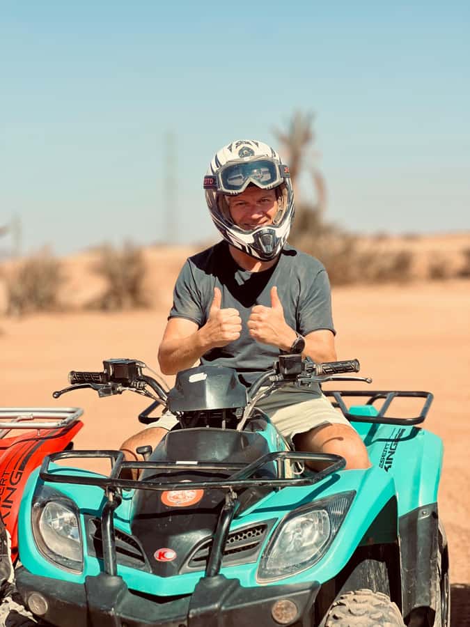 Marrakech: Quad activity in the Palmeraie with Tea break - Quad Bikes in Marrakech: Palm Groves and Desert Trails, Not a Long Day