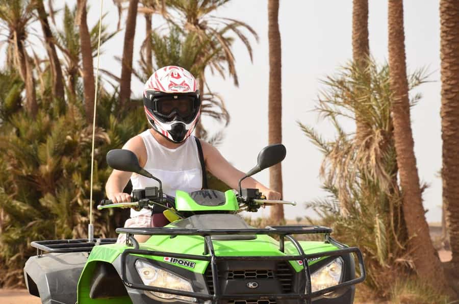Marrakech: Quad activity in the Palmeraie with Tea break - Getting Picked Up in Comfort: The Air-Conditioned Start Matters