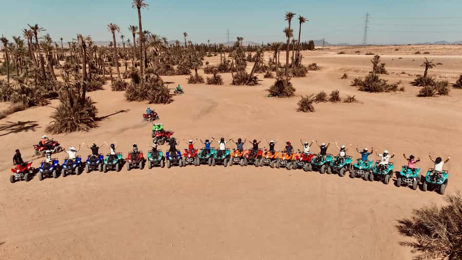 Marrakech: Quad activity in the Palmeraie with Tea break - Equipment Briefing and Quad Training: How They Keep It Fun and Not Sketchy