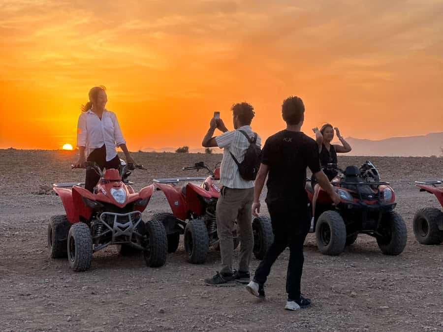 Marrakech: quad Adventure at the Dunes of the palmery desert - The Desert Tea Break: A Moroccan Pause That’s Part of the Point