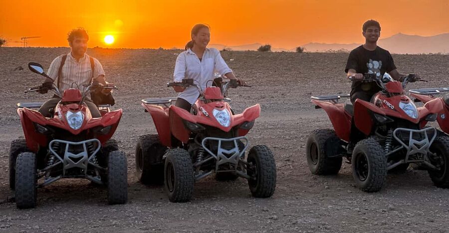 Marrakech: Quad Bike excursion at the sunset with Tea Break - Sunset timing: what you’ll see when the sky turns orange