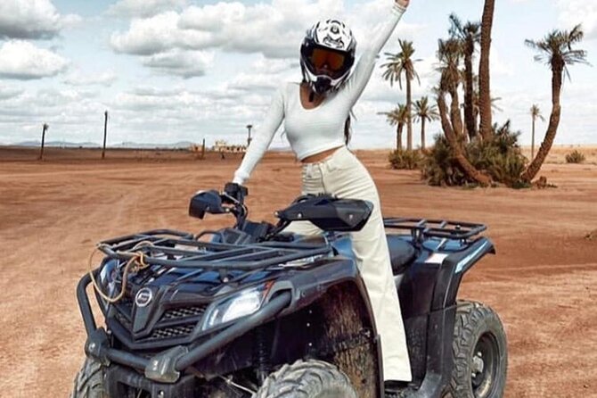 Marrakech: Quad excursion to the palm grove and Jbilets desert - Berber villages and the switch to Jbilets desert driving