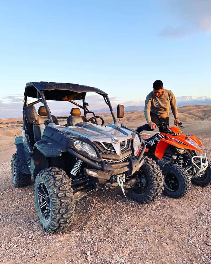 Marrakech : Ride buggy in the desert of the palm grove - From Marrakesh pickup to the first turns on your buggy