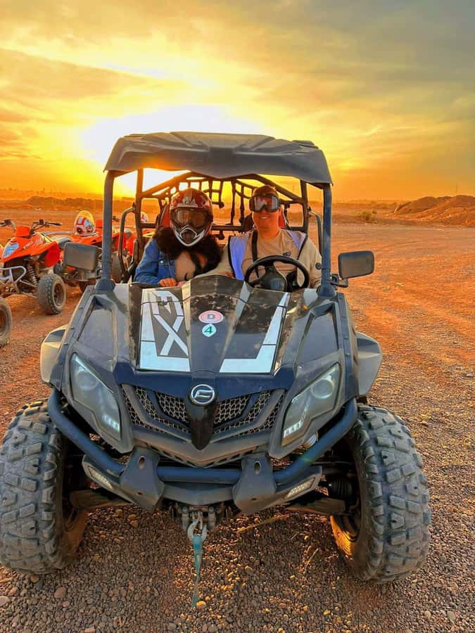 Marrakech : Ride buggy in the desert of the palm grove - Safety briefing and getting geared up without slowing the fun