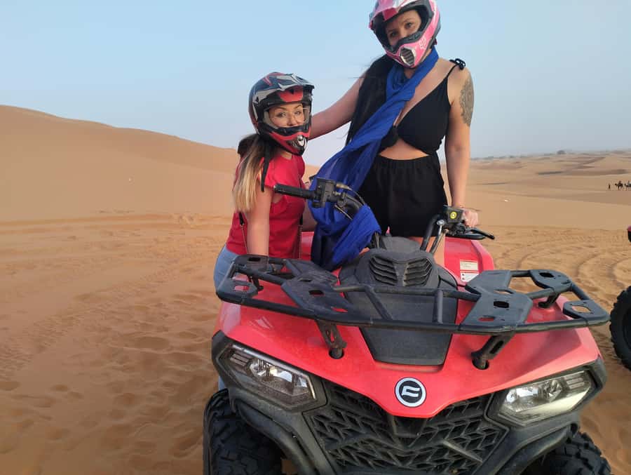 Marrakech to Fes 3 Days Sahara Desert Tour With Camel & Quad - Day 3: Sunrise, Quad ATV, Ziz Valley Palms, Cedar Forest, and Into Fez