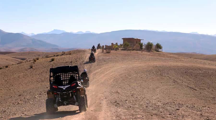 Marrakesh: Agafay Desert Quad & Camel Tour with Dinner - The quad bike session: fun speed with a real safety rhythm